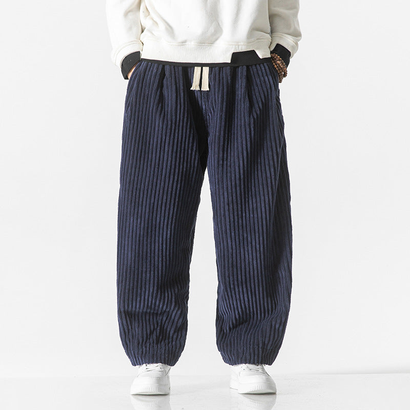 Masaaki | Pantalon en Velours Côtelé Confort Élégant