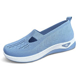 Chaussures de marche femme en tissu extensible
