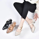 Escarpins Slingback à Bout Pointu Élégants