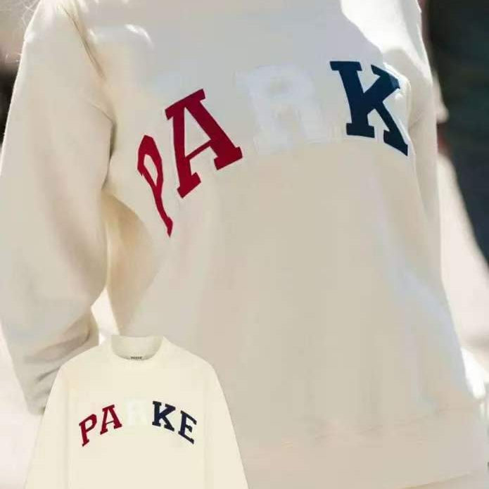 Sweat oversize femme col montant imprimé varsity