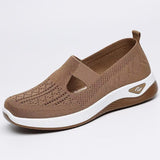 Chaussures de marche femme en tissu extensible