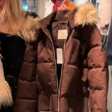 Émilie | Veste d’Hiver Matelassée avec Capuche Amovible