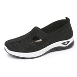 Chaussures de marche femme en tissu extensible