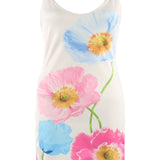 Robe Courte Fleurie Satinée Élégance Estivale