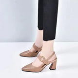 Escarpins Slingback à Bout Pointu Élégants