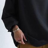 Pull oversize à col montant et manches longues pour femme
