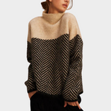 Pull Automne Camel Femme Premium