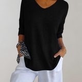 Pull Femme Léger Col V Décontracté