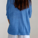 Pull Femme Léger Col V Décontracté