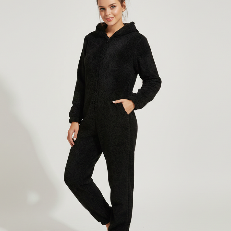 Combinaison Pyjama Femme Polaire – Combinaison Cocooning