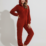 Combinaison Pyjama Femme Polaire – Combinaison Cocooning