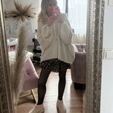 Cardigan Femme Oversize Boutonné Doux