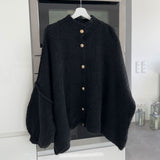 Cardigan Femme Boutonné Chic Oversize