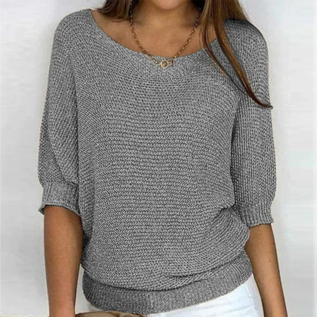 Pull Femme Léger Texturé Décontracté
