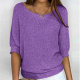 Pull Femme Léger Texturé Décontracté