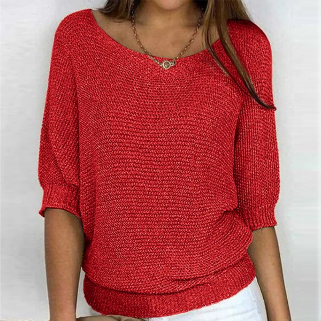 Pull Femme Léger Texturé Décontracté
