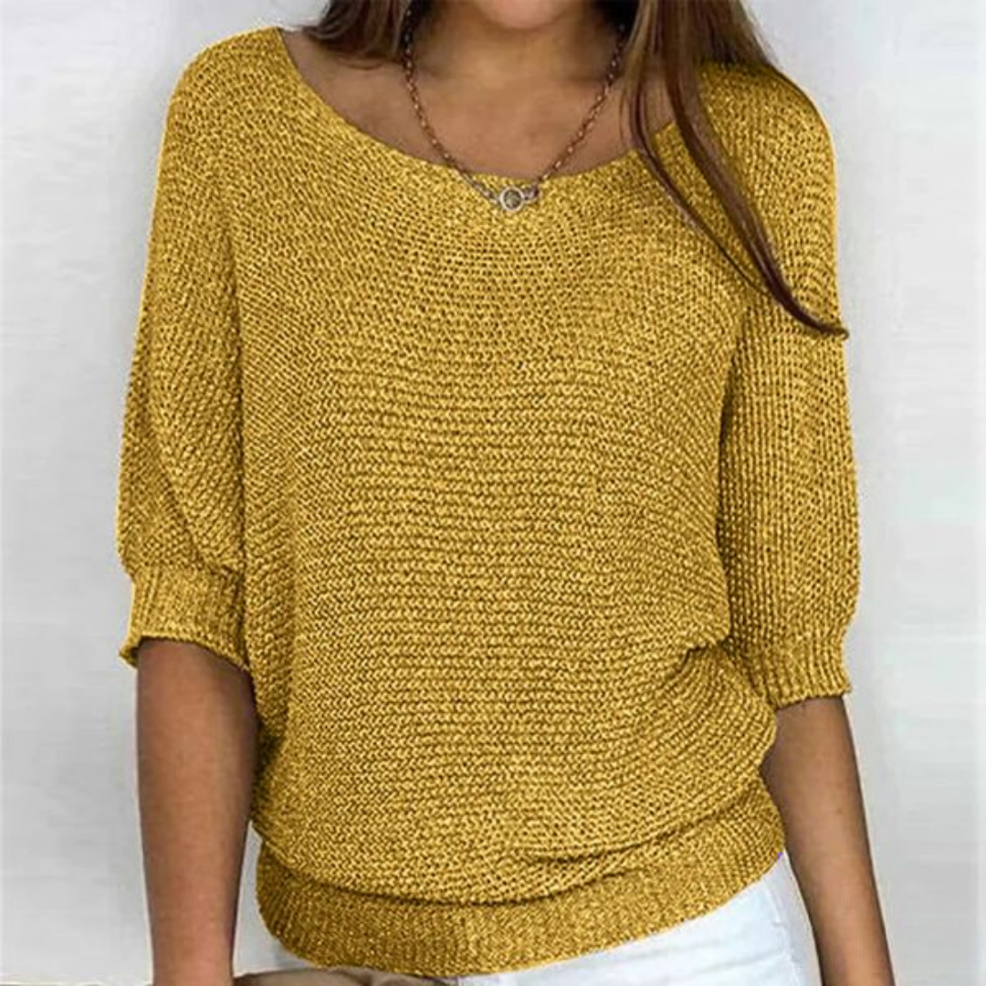 Pull Femme Léger Texturé Décontracté