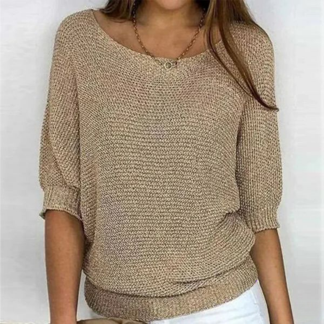 Pull Femme Léger Texturé Décontracté