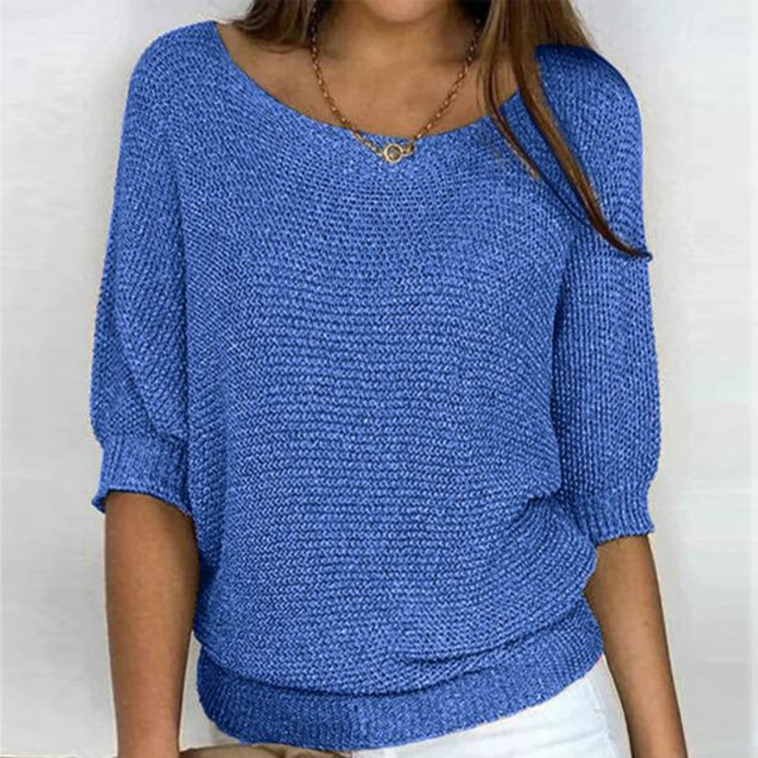 Pull Femme Léger Texturé Décontracté