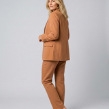 Ensemble blazer et pantalon droit pour femme