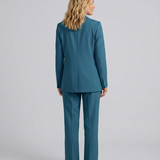 Ensemble blazer et pantalon droit pour femme