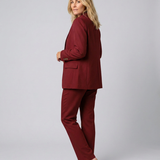 Ensemble blazer et pantalon droit pour femme