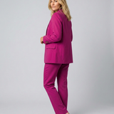 Ensemble blazer et pantalon droit pour femme