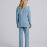 Ensemble blazer et pantalon droit pour femme