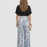Ensemble deux pièces femme top court et pantalon large