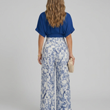 Ensemble deux pièces femme top court et pantalon large
