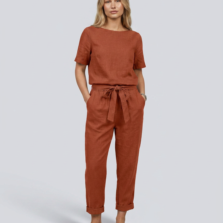 Ensemble deux pièces femme pantalon fuselé
