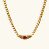 Collier Femme Plaqué Or 18K à Pendentif