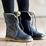 Bottines d'hiver femme doublées fourrure, déperlantes