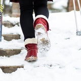 Bottines d'hiver femme doublées fourrure, déperlantes
