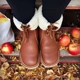 Bottines d'hiver femme doublées fourrure, déperlantes
