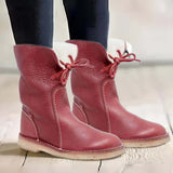 Bottines d'hiver femme doublées fourrure, déperlantes