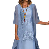 Robe Femme Deux Pièces Élégante – Robe Dentelle Fluide