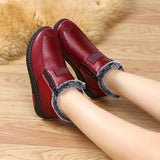 Bottines Femme Fourrées Hiver – Bottes Confort Antidérapantes