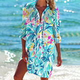 Robe Chemise Imprimée de Plage