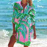 Robe Chemise Imprimée de Plage