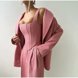 Elegant Jumpsuit Med Korset Pasform Moderne Stil