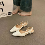 Escarpins Slingback à Bout Pointu Minimalistes