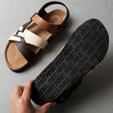 Sandales Multi Brides Confort Semelle Souple Style Estival
