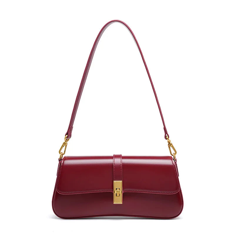 Sac crossbody compact à rabat et détail doré