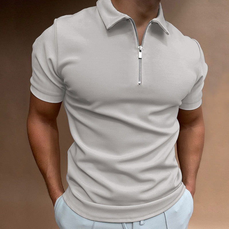 Julien Polo – Polo élégant à couleur unie