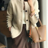 Blazer Femme Texturé Élégant – Veste Chic Boutonnée