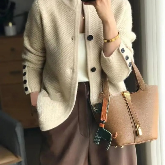 Blazer Femme Texturé Élégant – Veste Chic Boutonnée