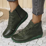 Bottines Femme Lacets Confort – Chaussures Hiver Casual