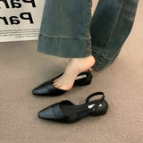 Escarpins Slingback à Bout Pointu Minimalistes