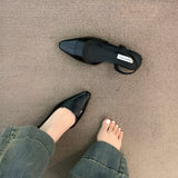 Escarpins Slingback à Bout Pointu Minimalistes